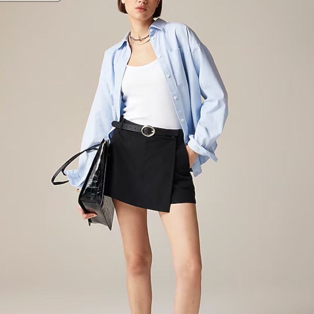 J. Crew Wrap front stretch skort 16